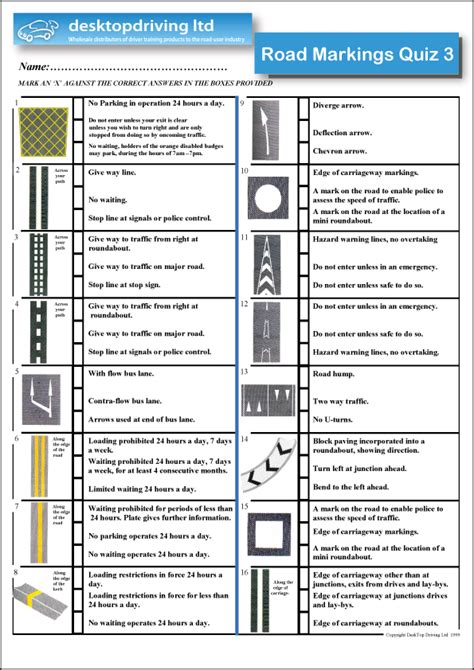 road marking thickness test|road markings uk quiz.